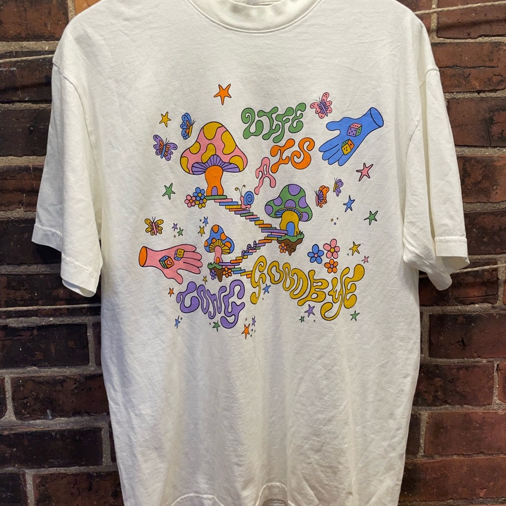 Los Angeles Apparel White Kids T-Shirt with Colorful Graphic